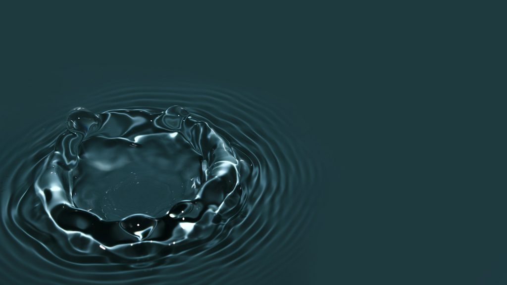 A water droplet splash.